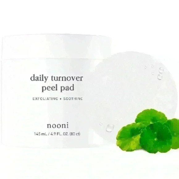 Korean Skincare NOONI Daily Turnover Peel Pads ~145ml (80 count) ~ NEW in box! - Picture 1 of 7
